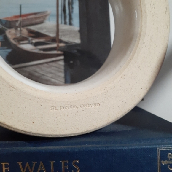 Signed Pottery Floral Ring - Picture 3 of 7